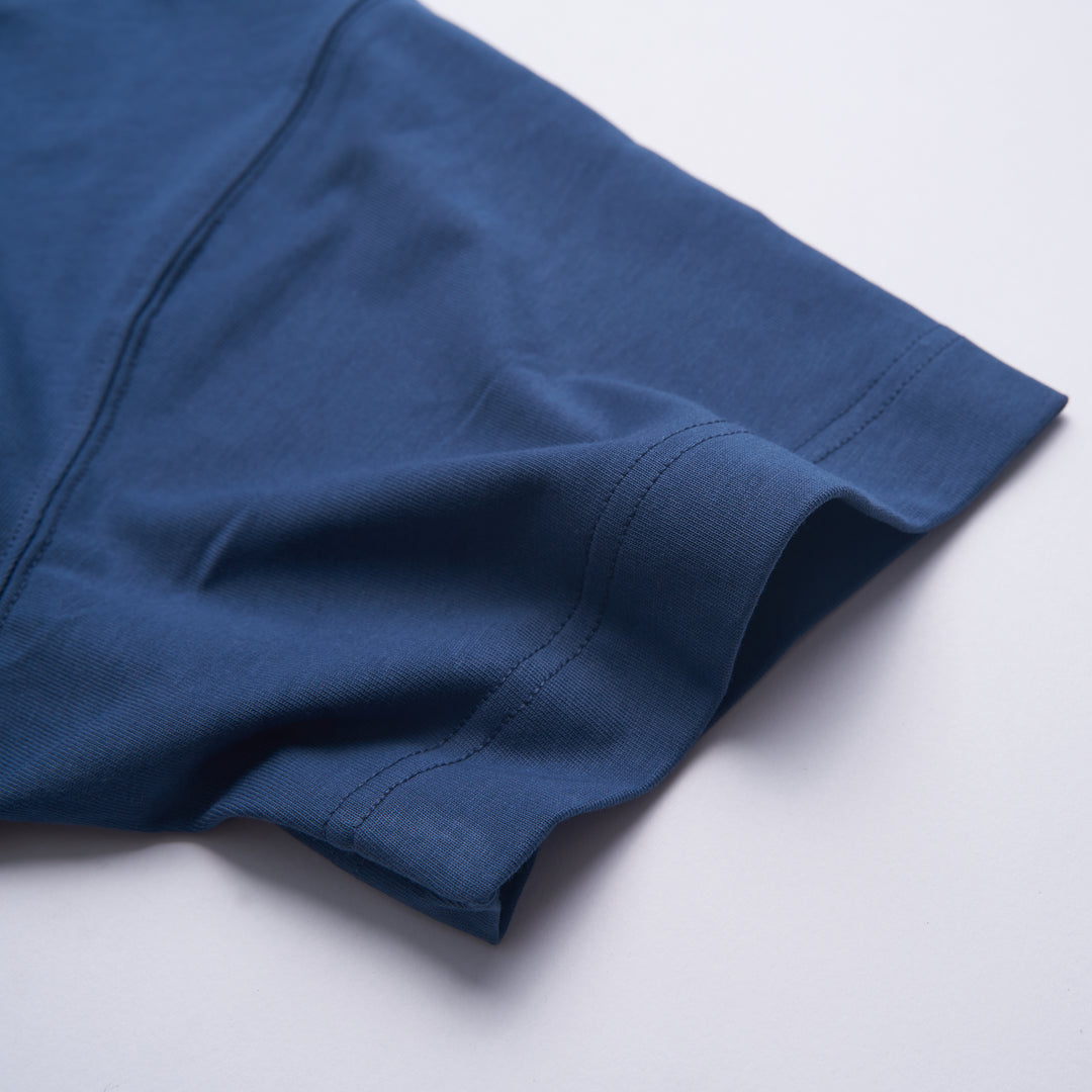 Unisex Navy-Blue Cotton Graphic Tees - Build Our Fun